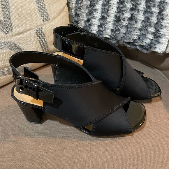 Donald Pliner Black Croco Pyper Slingback - Picture 10 of 15